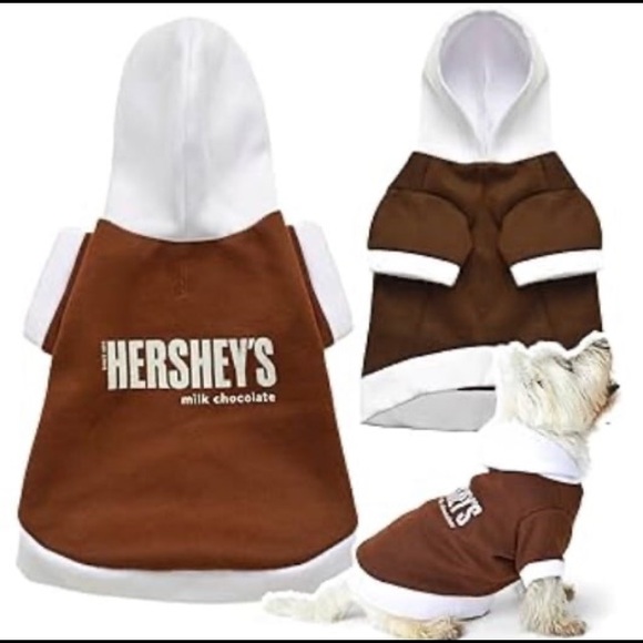 hershey | Dog | Hersheys Dog Hoodie Fleece Dog Sweater Chocolate ...